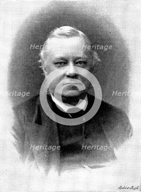 The late Sir J. R. Seeley, Regius Professor of Modern History at the University of Cambridge, 1895.  Creator: Andre & Sleigh.