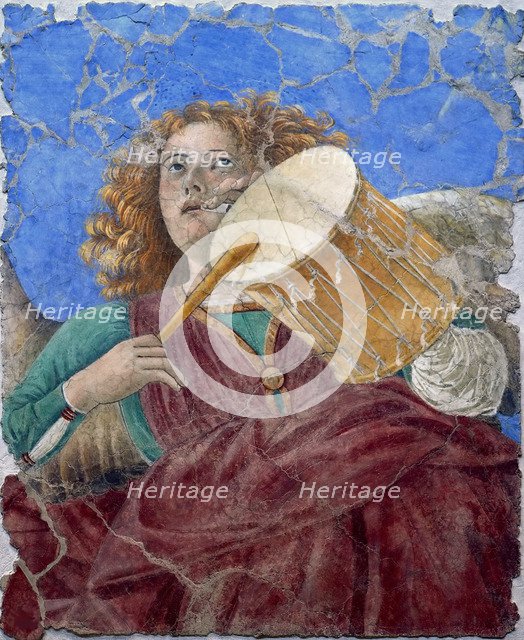 Musician angel, c1480.