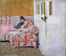 '[On the Sofa (The white room)', 1890-1893.  Artist: Edouard Vuillard