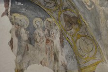 Fresco, Cristo de la Luz Shrine, Toledo, Castile-La Mancha, Spain, 2022.  Creator: LTL.