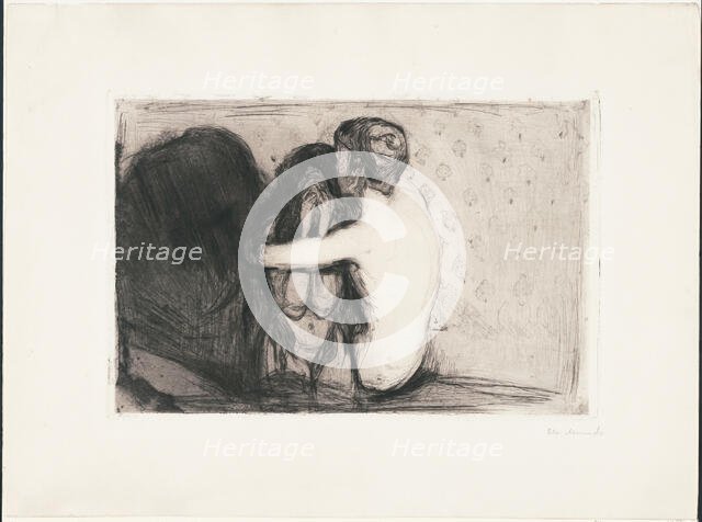 Consolation, 1894. Creator: Edvard Munch.