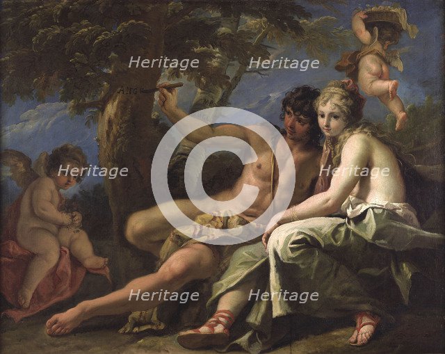 Angelica and Medoro, 1716.