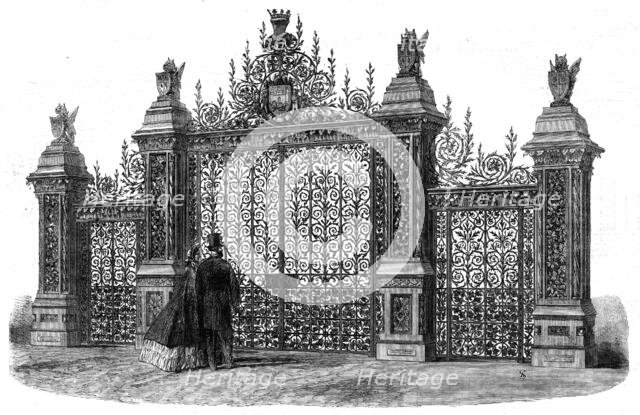 The International Exhibition: the Norwich Gates, by Barnard, Bishop, and Barnard, 1862. Creator: Unknown.