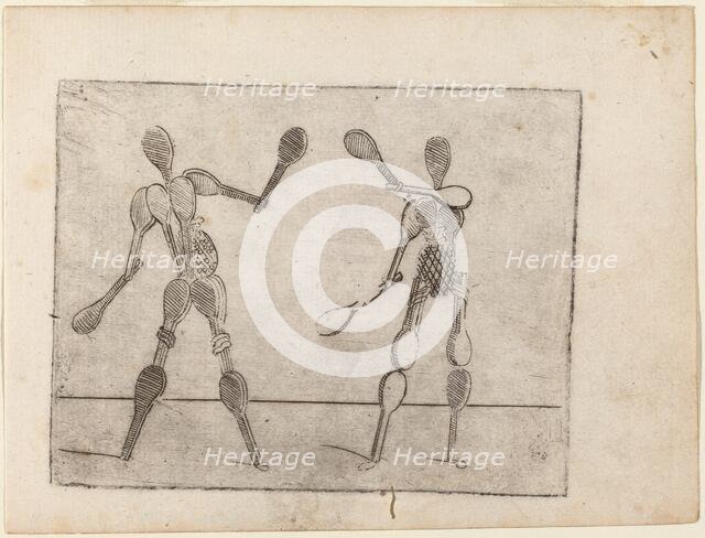 From "Bizzarie di varie Figure", 1624. Creator: Giovanni Battista Bracelli.