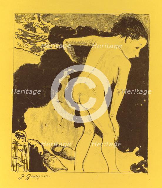 Volpini Suite: Breton Bathers (Baigneuses Bretonnes), 1889. Creator: Paul Gauguin (French, 1848-1903).