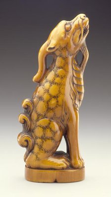 Seal Carved as Kirin, 18th century. Creator: Unknown.