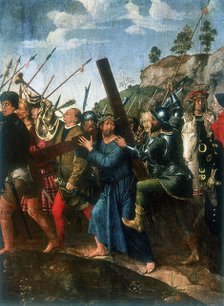 'Jesus on the Road to Calvary', late 15th/early 16th century. Artist: Michael Sittow