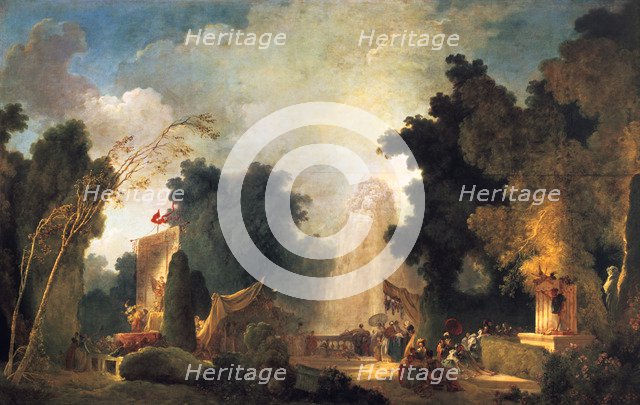 'La fete a St Cloud' ('A Celebration in St Cloud), c1775-1780. Artist: Jean-Honore Fragonard