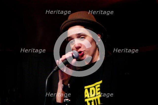 Giulia Marelli, Aaron Liddard Quintet, Verdict Jazz Club, Brighton, East Sussex, 25 Mar 2023. Creator: Brian O'Connor.