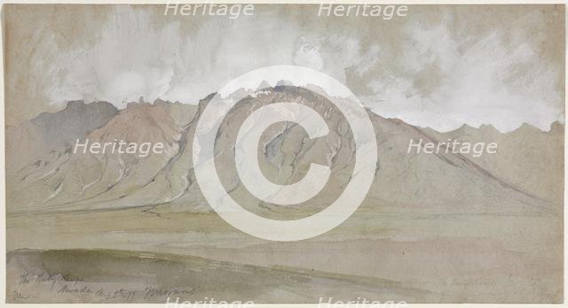 The Ruby Range, Nevada, 1879. Creator: Thomas Moran (American, 1837-1926).