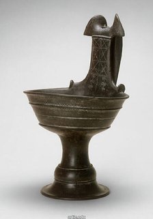 Stemmed Kyathos (Drinking Cup), 550-525 BCE. Creator: Unknown.