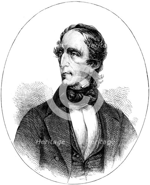 John Tyler, tenth President of the United States, (c1880). Artist: Unknown