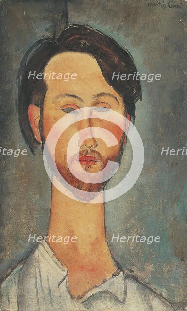 Portrait of Léopold Zborowski (1889-1932), 1918. Creator: Modigliani, Amedeo (1884-1920).