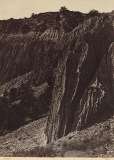 Rain Sculpture, Salt Creek Canon, Utah, 1872. Creator: William H. Bell.