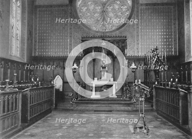 'The Chancel, Catholic Apostolic Church, Albury Park', 1904. Artist: Unknown.