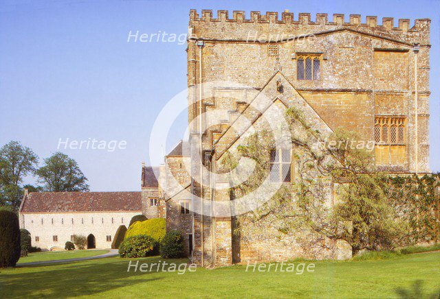 West facade of Forde Abbey, Dorset, 20th century. Artist: CM Dixon.