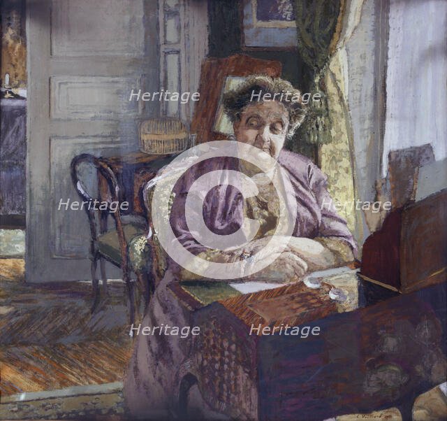 Portrait of Madame Frantz Jourdain, 1914. Creator: Edouard Vuillard.