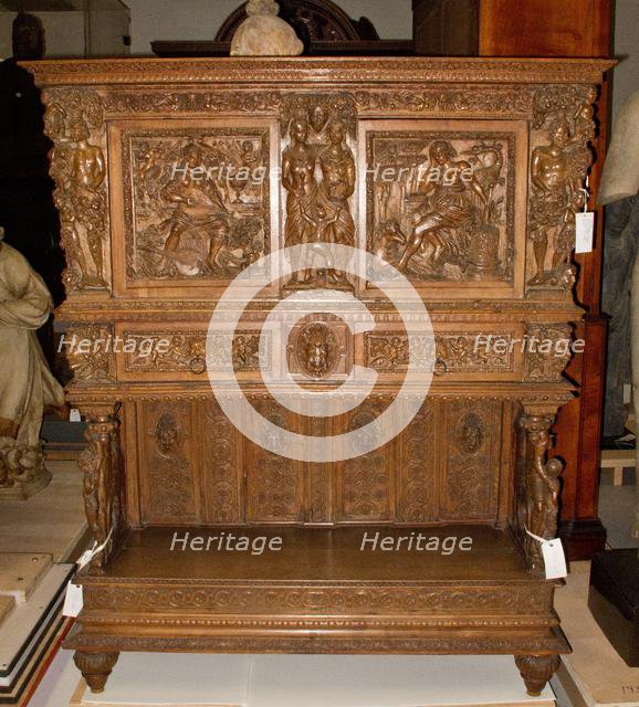 Dressoir, mid 1500s. Creator: Hugues Sambin (French, 1518-c. 1601), style of.