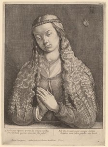 Katharine Furlegerin, 1646. Creator: Wenceslaus Hollar.