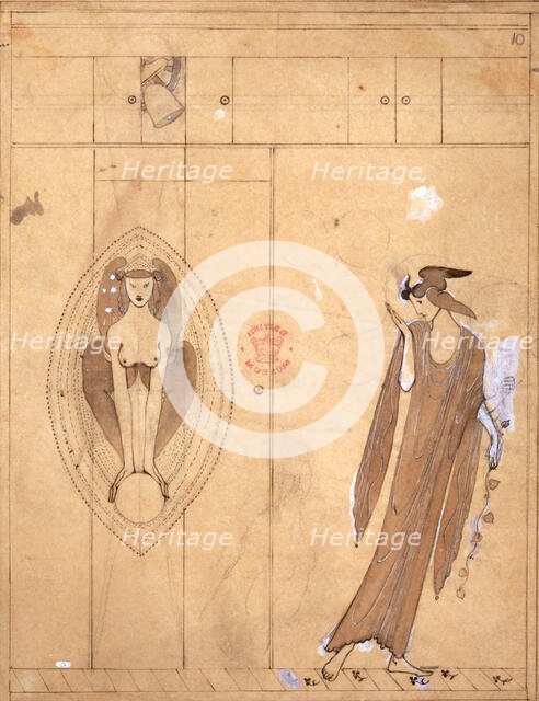 "The Sphinx" - a  poem, and four plays by Oscar Wilde, 1894. Creator: Charles S Ricketts.