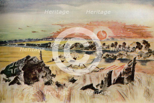 'Bomber in the Corn', 1940. Artist: Paul Nash.