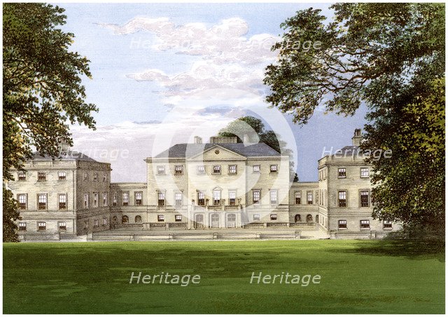 Nuneham Park, Oxfordshire, home of the Harcourt family, c1880. Artist: Unknown