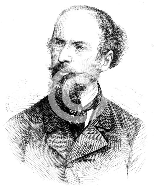 The late Henri Mouhot, naturalist, 1862.  Creator: Unknown.