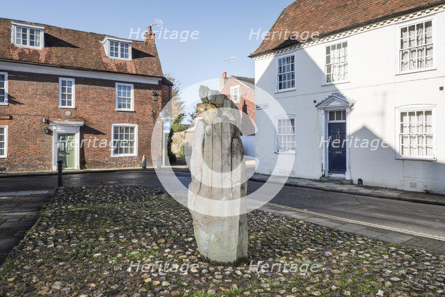 'The Symbol of Discovery', sculpture by John Skelton, East Row, Chichester, West Sussex, 2014. Artists: Steven Baker, John Skelton.