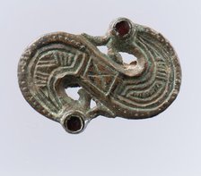 S-Shaped Brooch, Frankish, 7th century. Creator: Unknown.