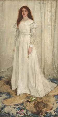Symphony in White, No. 1: The White Girl, 1862. Creator: James Abbott McNeill Whistler.