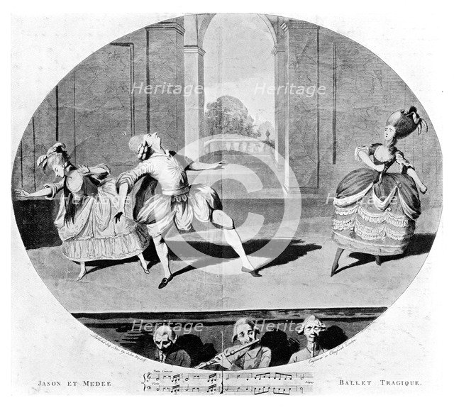 'Ballet Tragique', 1781. Artist: Unknown