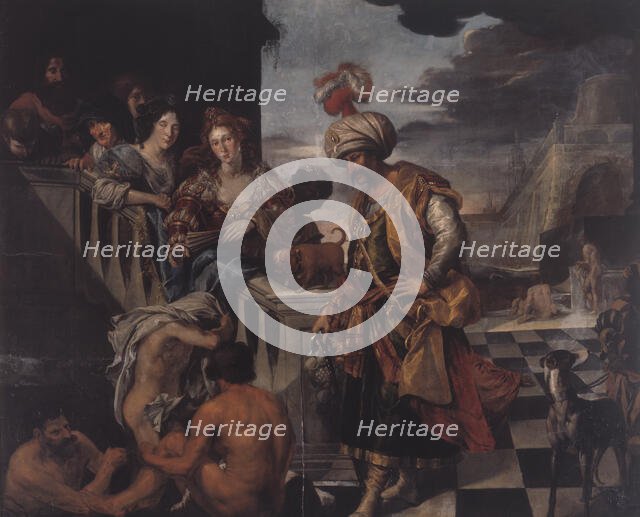 Bathing in an Oriental Harbour, 1584-1625. Creator: Pieter Isaacsz.