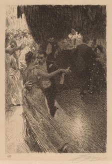 The Waltz, 1891. Creator: Anders Leonard Zorn.