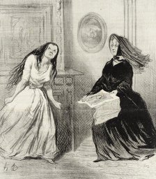 Comment! encore une caricature sur nous.., 1844. Creator: Honore Daumier.