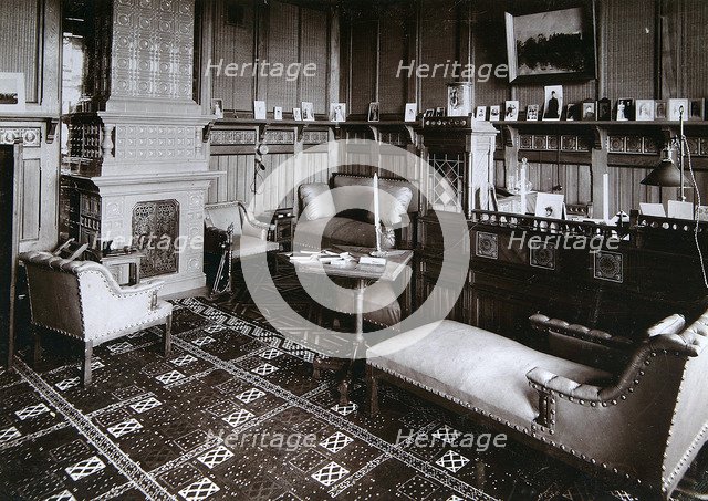 Study of the heir to the throne, Imperial Palace, Bialowieza Forest, Russia, late 19th century. Artist: Mechkovsky