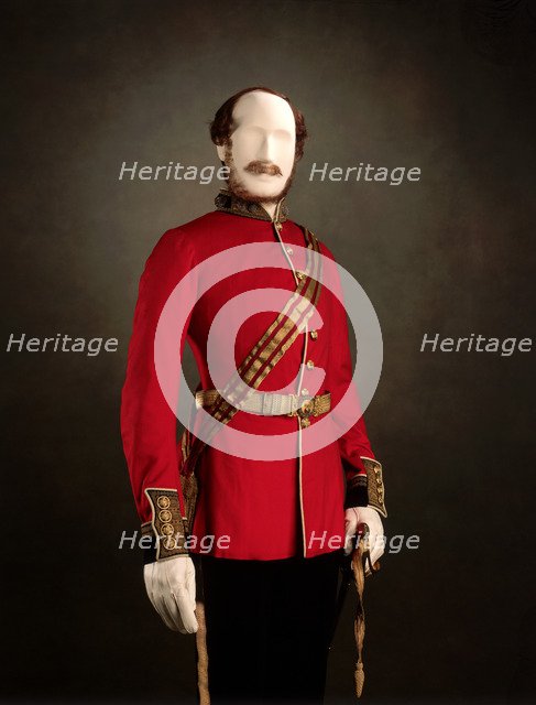 Uniform worn by Prince Albert as Colonel of the Grenadier Guards, 1857. Artist: Unknown