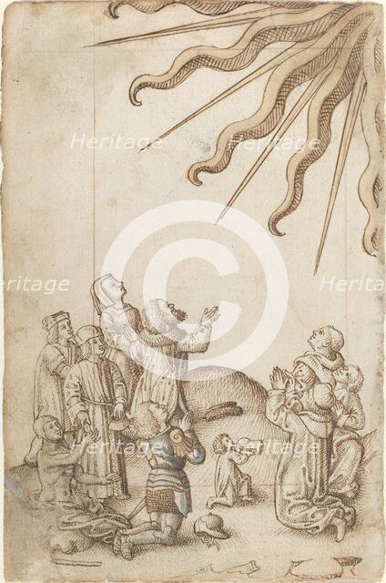 Turn Your Body as You Worship [fol. 37 verso], c. 1512/1515. Creator: Unknown.