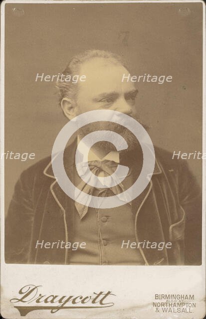 Portrait of the composer Antonin Dvorak (1841-1904), 1884-1885. Creator: Photo studio Draycott, Birmingham  .