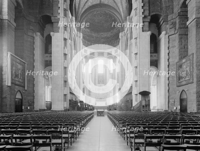 Cathedral of St. John the Divine, interior, New York, c.between 1910 and 1920. Creator: Unknown.