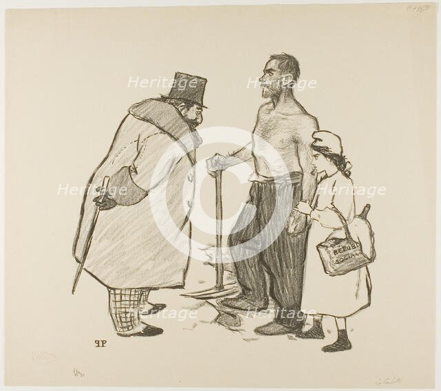 The Youngest Daughter, January 1894. Creator: Theophile Alexandre Steinlen.