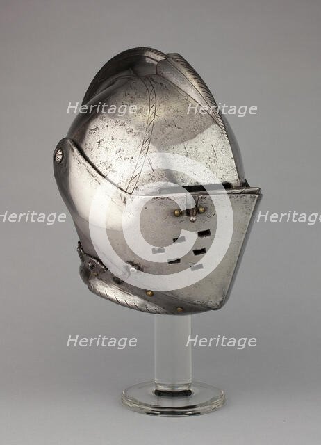 Close Helmet for Tournament on Foot, Milan, c. 1580/1600. Creator: Unknown.