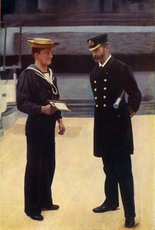 'Commander and Able-Seaman, R.N.', 1901. Creator: Gregory & Co.