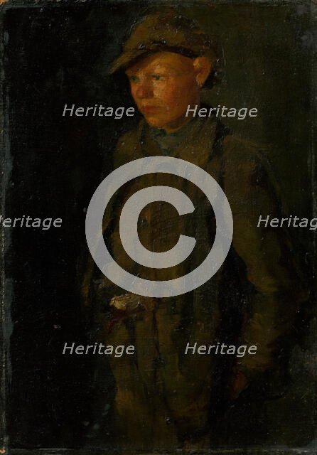 Standing Boy, 1889-1892. Creator: Ladislav Mednyanszky.