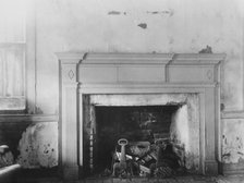 Fireplace, New Orleans or Charleston, South Carolina, between 1920 and 1926. Creator: Arnold Genthe.