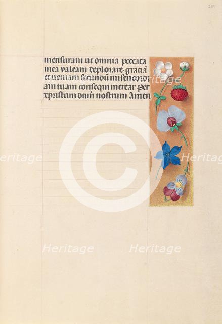 Hours of Queen Isabella the Catholic, Queen of Spain: Fol. 269r, c. 1500. Creator: Master of the First Prayerbook of Maximillian (Flemish, c. 1444-1519); Associates, and.