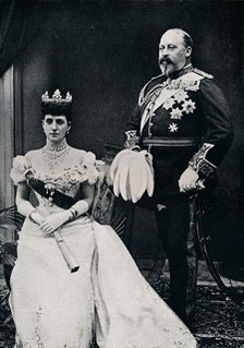 King Edward VII and Queen Alexandra, c1902 (1911). Artist: WS Stuart.