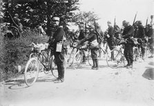 France - Cyclists of Army, between c1914 and c1915. Creator: Bain News Service.