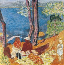Bord de mer, sous les pins , 1921. Creator: Bonnard, Pierre (1867-1947).