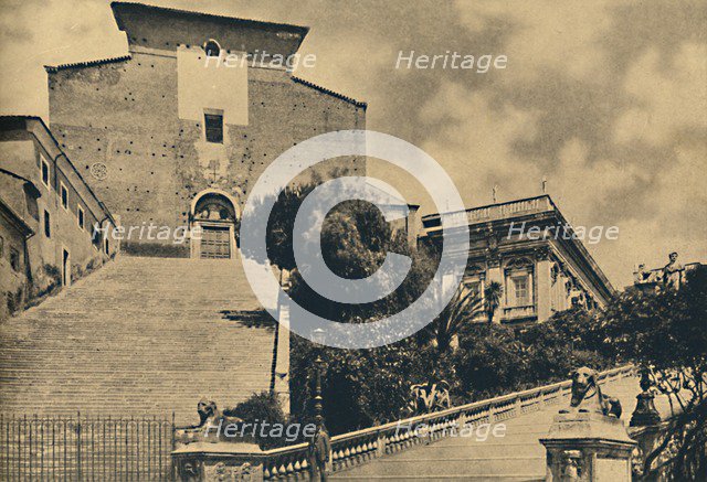 'Roma - Church of S. Maria in Aracoeli, on the Capitoline Hill', 1910. Artist: Unknown.