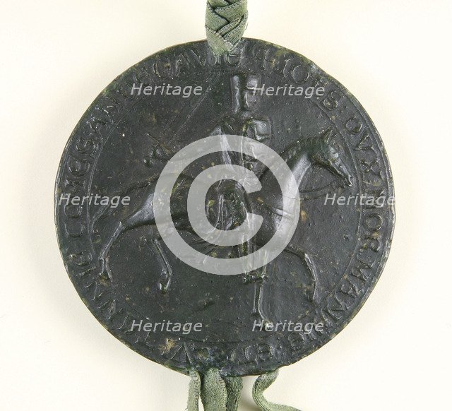 Great Seal of King John, 1203. Artist: Historic Object  